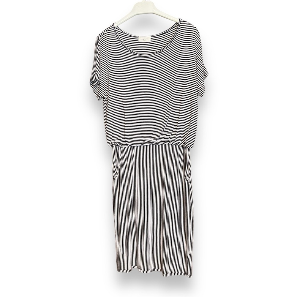 Orange Creek Contrast Stripe Soft Dress